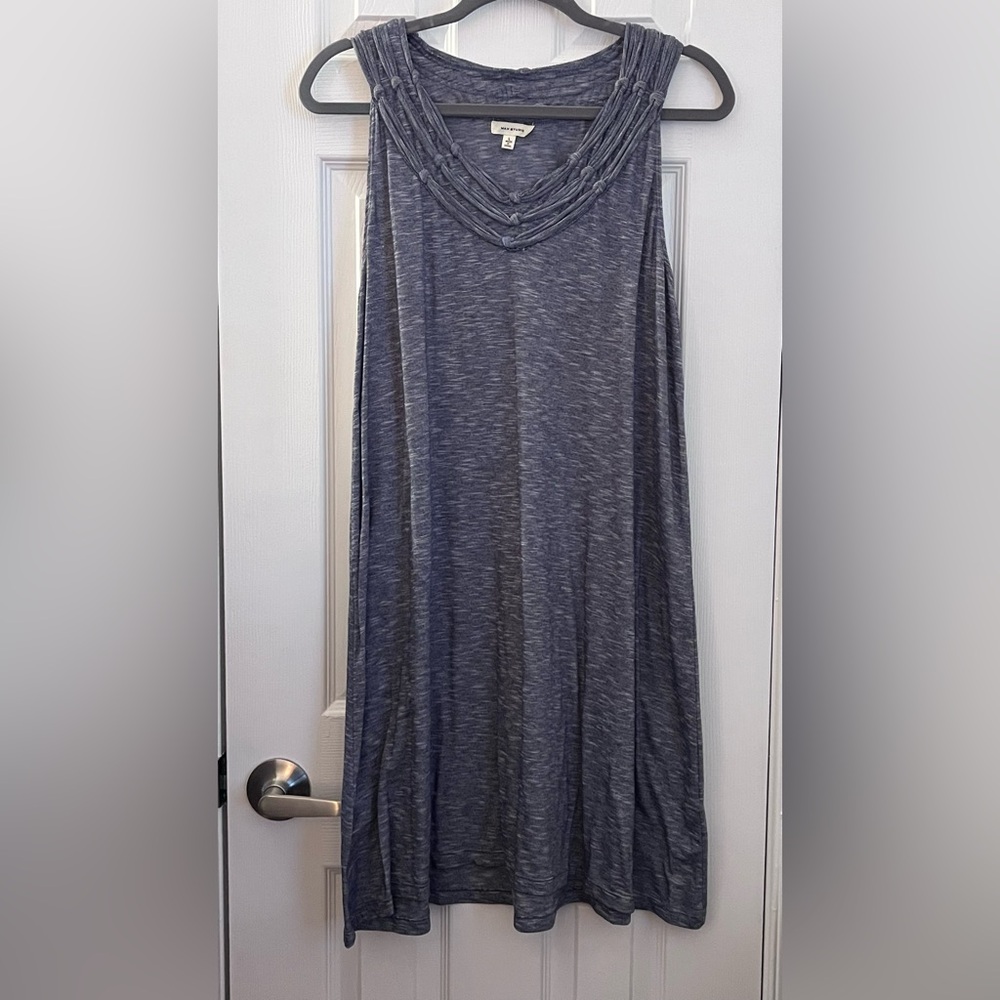 Max Studio navy Striped dress